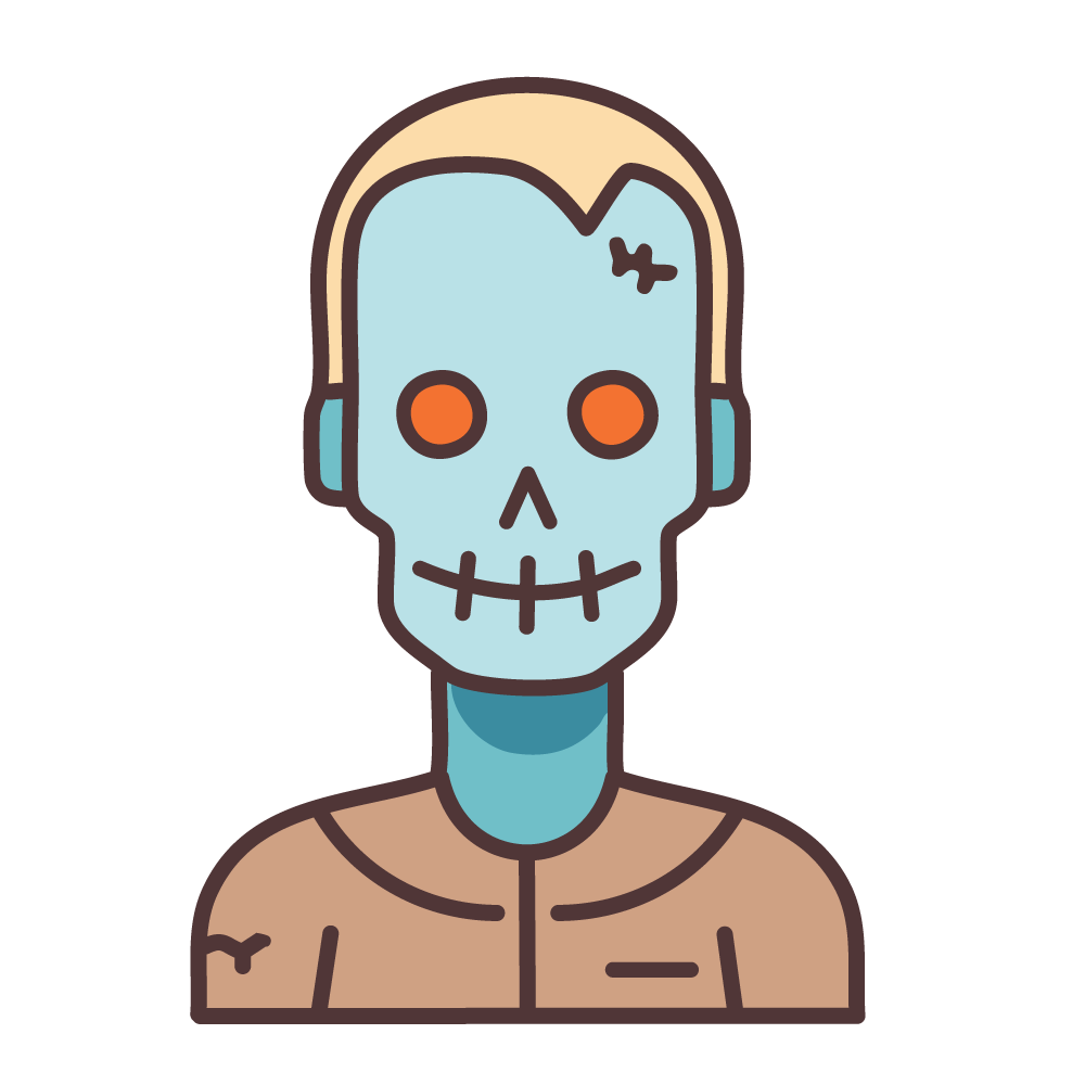 Halloween Zombie Icon, Free Illustration, Transparent Background