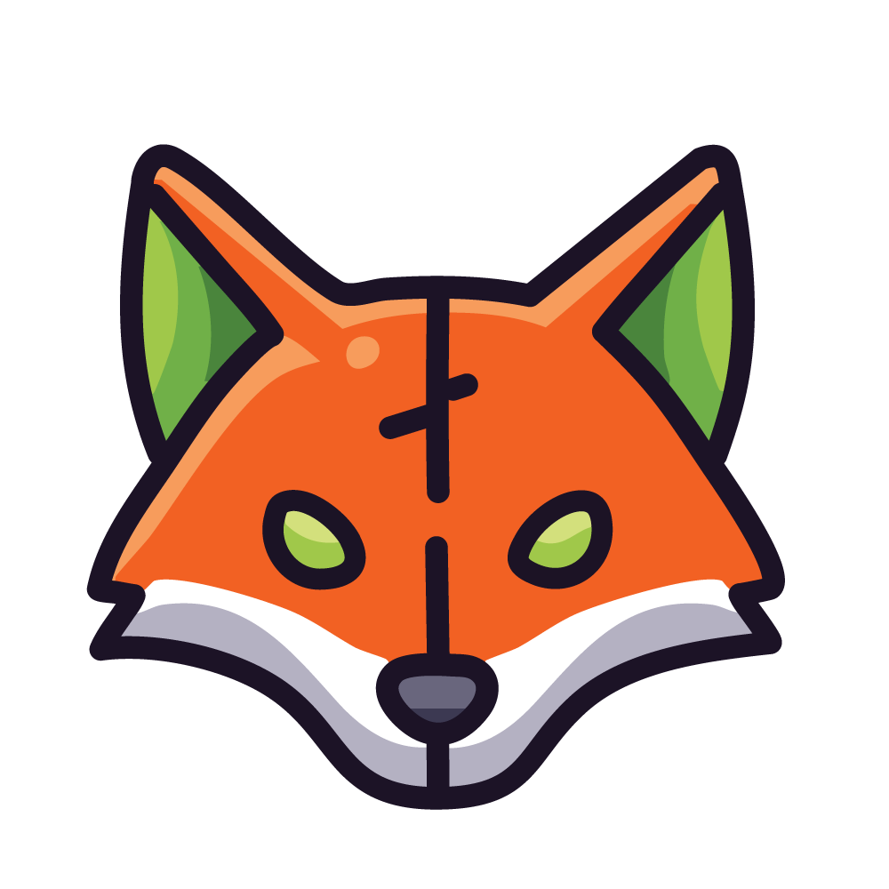 Halloween Zombie Fox Icon, Free Illustration, Transparent Background