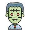 Halloween Frankenstein Icon, Free Illustration, Transparent Background