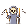 Halloween Grim Reaper, Free Illustration, Transparent Background