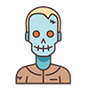 Halloween Zombie Icon, Free Illustration, Transparent Background