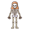 Halloween Skeleton Icon, Free Illustration, Transparent Background